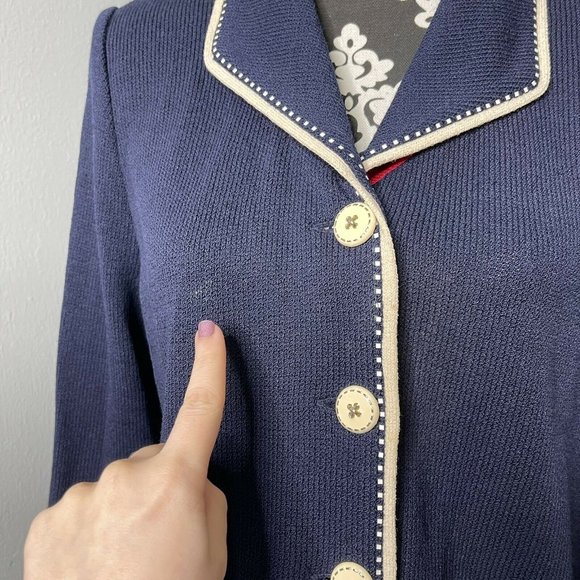 St. John Blazer 8 Patriotic Nautical dog show blue - Picture 8 of 9